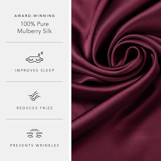 Fishers Finery 25mm 100% Pure Mulberry Silk Pillowcase - Image 5