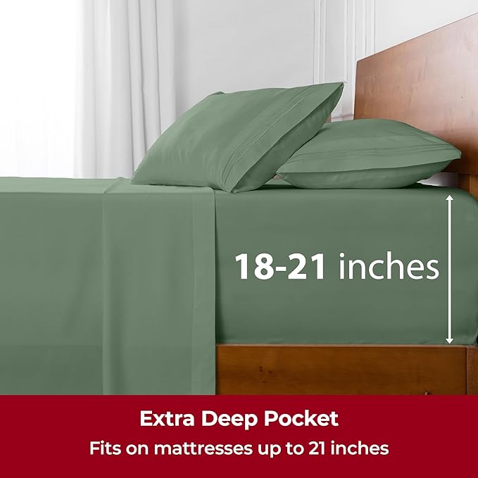 Mellanni Extra Deep Queen Sheets - Image 6