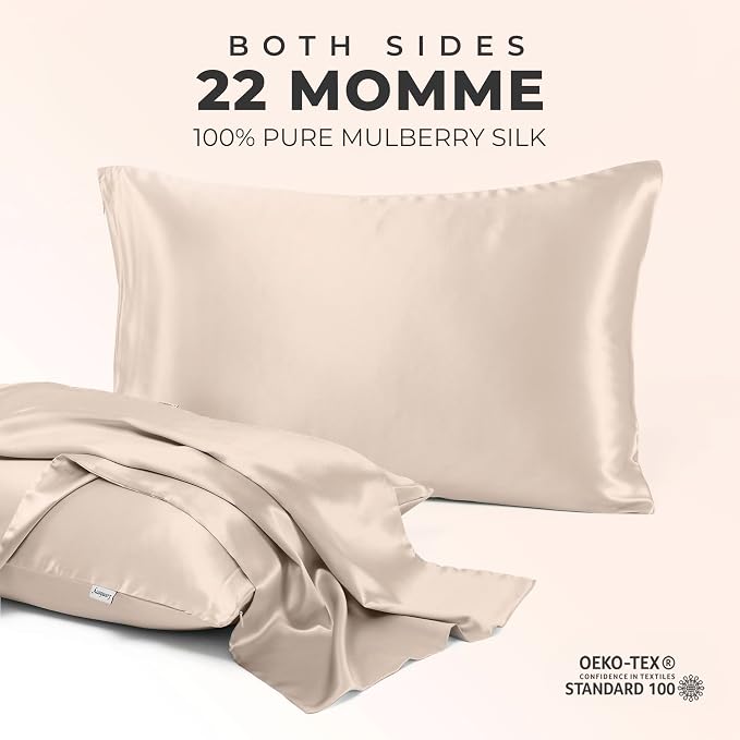 100% Pure Mulberry Silk Pillowcase - Image 2