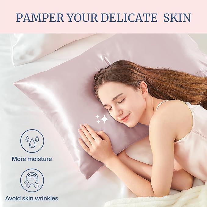 BEDELITE Satin Pillowcase for Hair and Skin, Super Soft Similar to Silk Pillow - Image 3