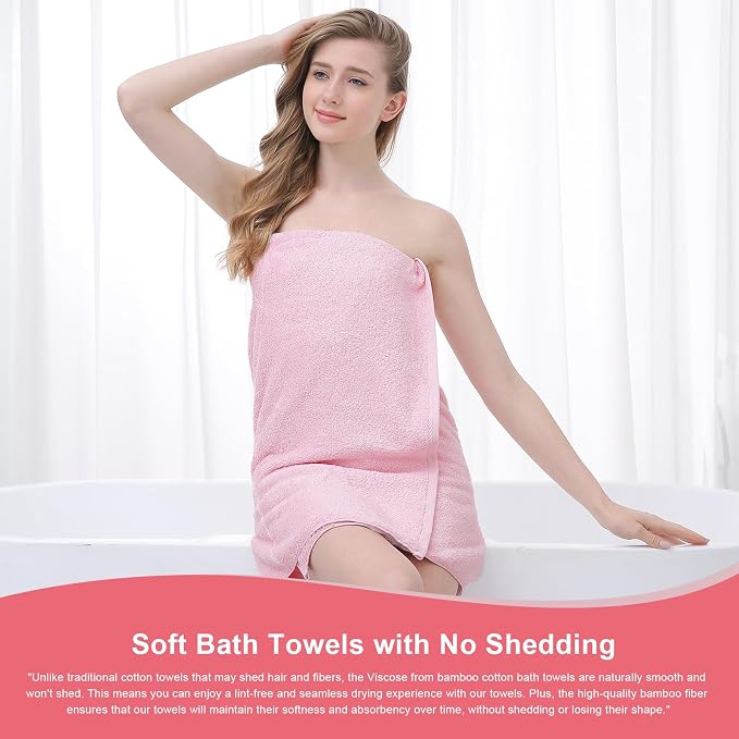 Aibaser Bath Towels, 27x54inch - Image 5