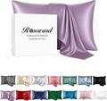 Mulberry Silk Pillowcase King Size Lavender Luxury Made in USA, Premium Silk by ROSEWARD