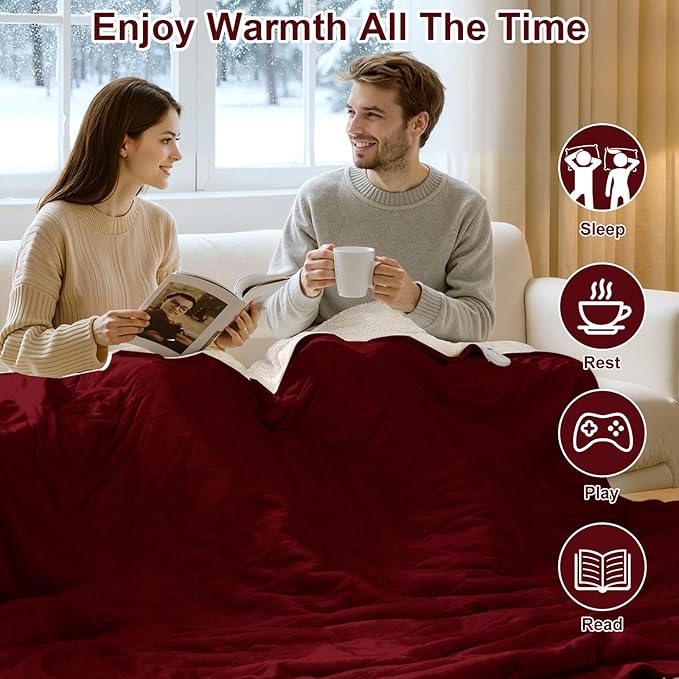 King Size Heated Blanket for Bed - Image 5