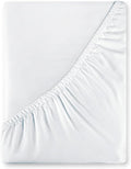 Royale Linen 400 Thread Count 100% American Grown Cotton Fitted Sheet Twin Size by ROYALELINENS