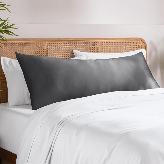 Bare Home 100% Rayon Made from Bamboo Luxury Body Size Cooling Pillowcase by BareHome
