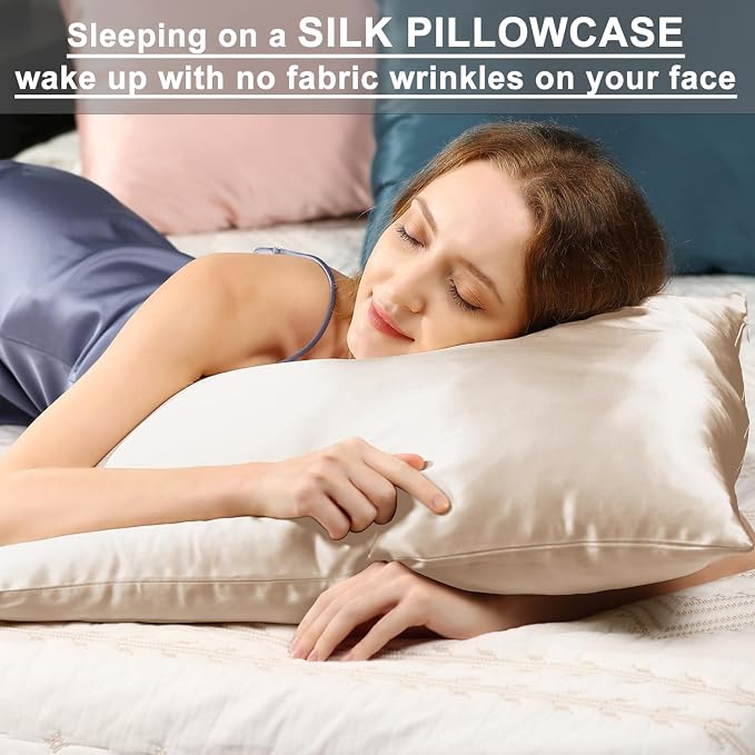 Ravmix Silk Pillow Cases 2 Pack - Image 2