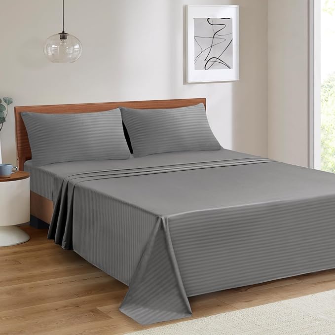 Mejoroom Striped Twin Sheet Set - Image 5