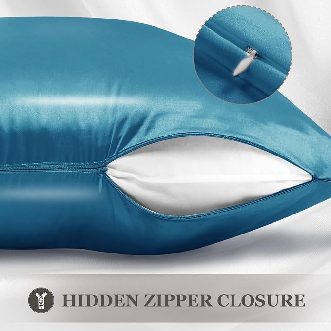 Adubor Silk Pillowcase, 31.5 x 31.5 inches, - Image 4