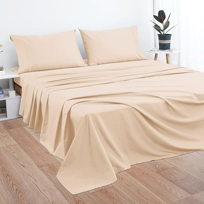 2-Pack Cotton King Flat Sheet Only, 600 Thread Count 100% Egyptian Cotton Top - Image 7