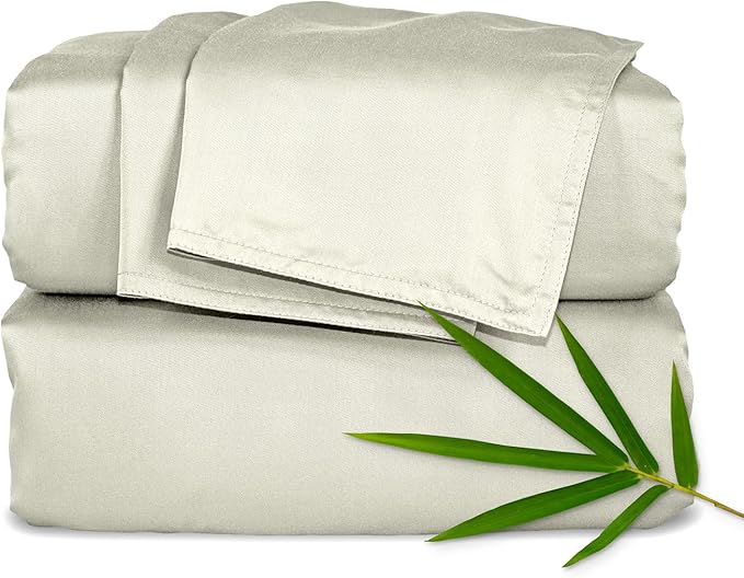 Pure Bamboo California King Sheets, Genuine 100% Organic Viscose Derived from by PureBamboo