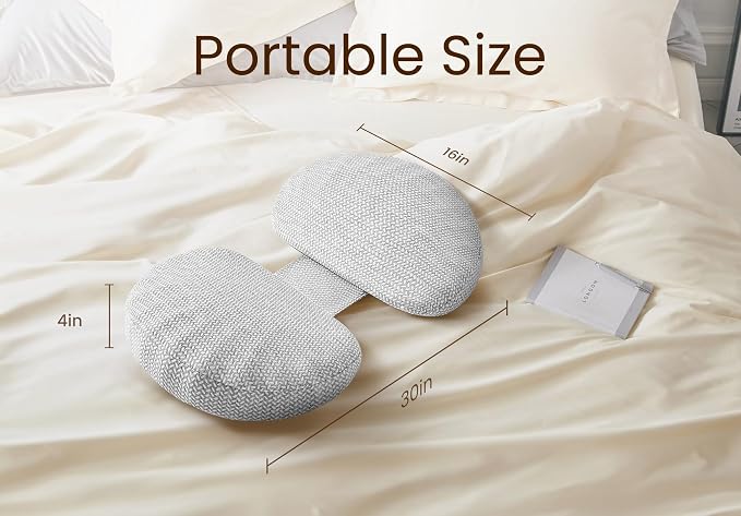 Tinkerz Pregnancy Pillow for Sleeping Memory Foam Pillow for Side Sleeper - Image 6
