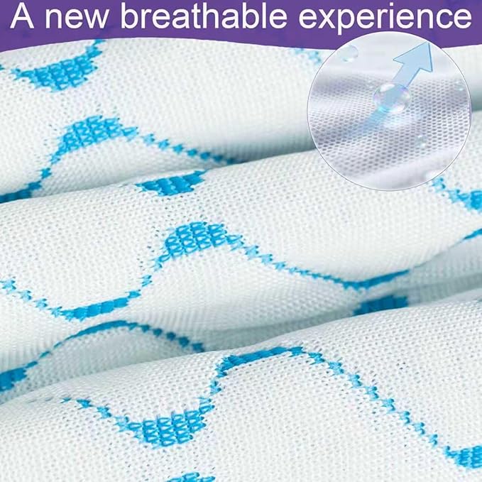 VAINOC Memory Foam Pillows Queen Size Set of 2, Adjustable Cooling Pillow - Image 3