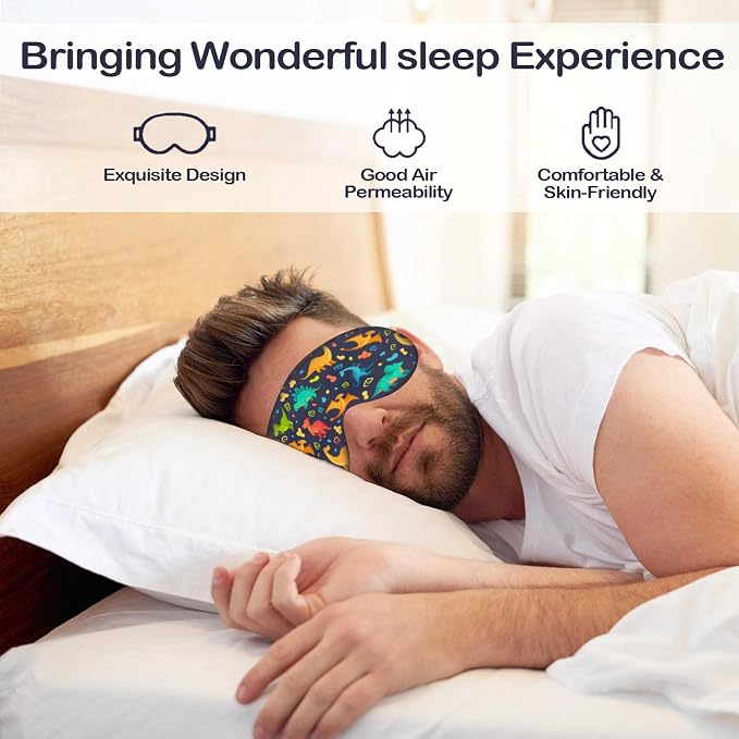 Sleep Eye Mask, Soft Smooth Lightweight Mulberry Silk - Image 5
