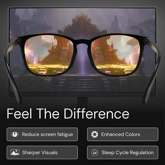 livho Gaming Blue Light Blocking Glasses - Image 3