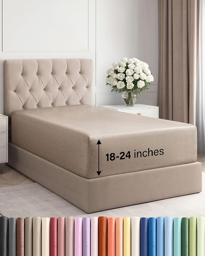 Extra Deep Twin Fitted Sheet by CGKUnlimited
