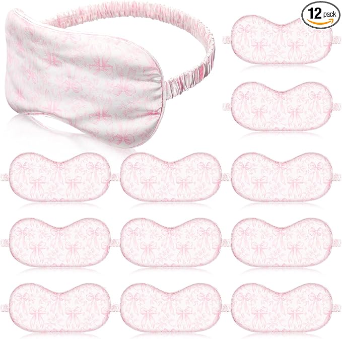 Honeydak 12 Pcs Silk Sleep Masks by Honeydak