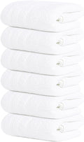 Tens Towels Pack of 6 Hand Towels, 100% Cotton, Lighter Weight, Quick to Dry by TensTowels
