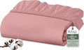 Royale Linens 100% Organic Cotton Fitted Sheet by ROYALELINENS