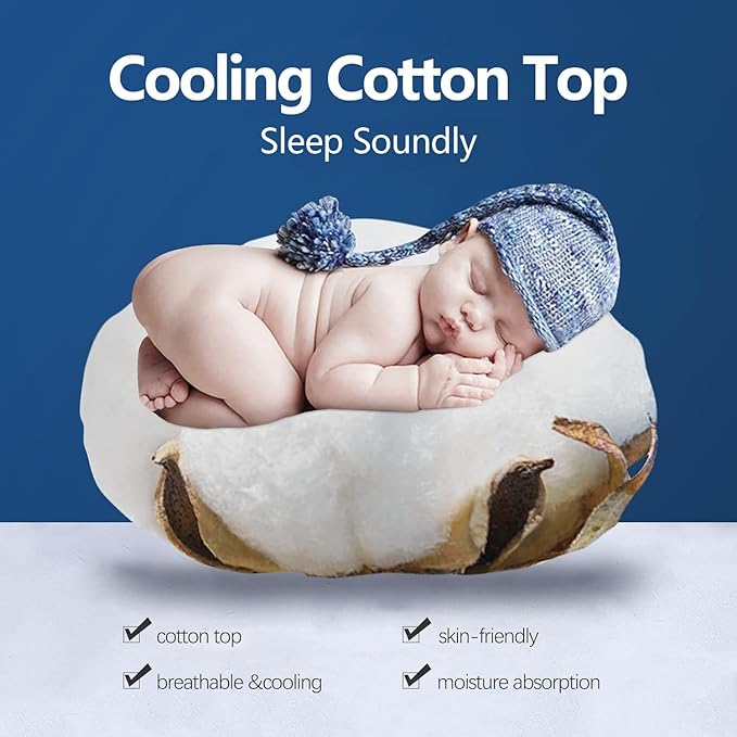 COONP King Mattress Topper, Extra Thick Pillowtop, Cooling Plush Mattress Pad - Image 3
