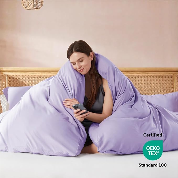 Nestl Lavender Duvet Cover Queen Size - Image 3