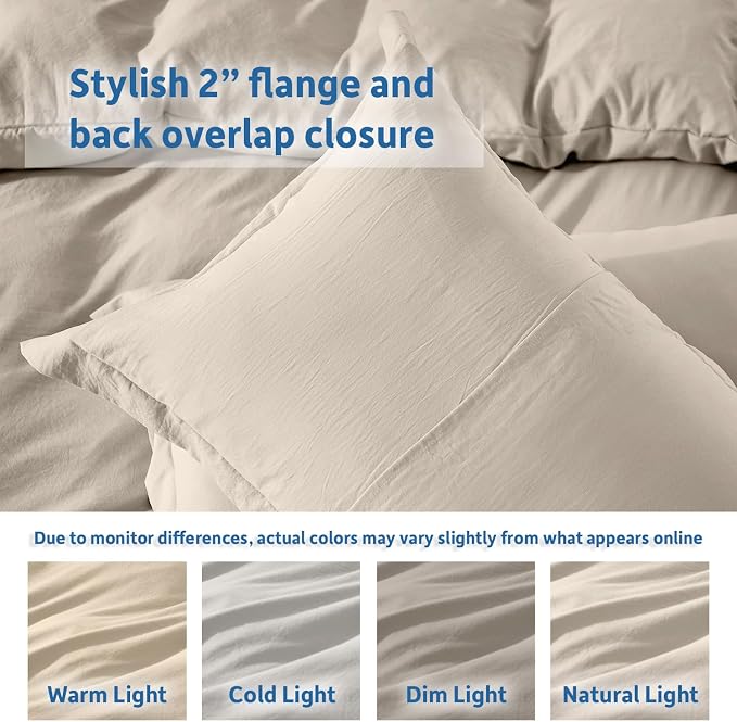 Nestl Linen Duvet Cover Queen Size - Image 8