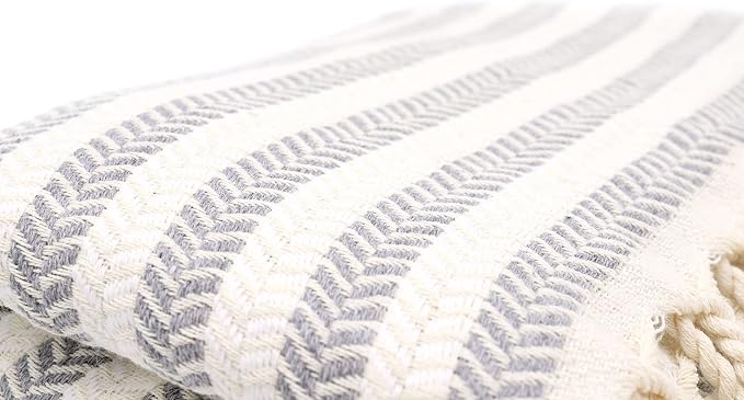 Bazaar Anatolia Turkish Beach Towel – 100% Cotton, Quick Dry, Sand Free Large - Image 9