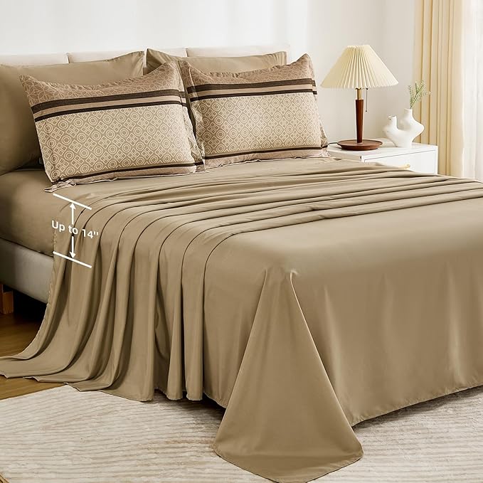 WONGS BEDDING Comforter Set Full Size, Minimalist Geometric Soft Lightweight - Image 5