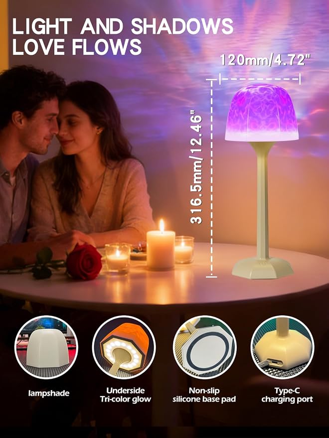 Rechargeable Shower Light, Waterproof Bathroom Lamp - Image 7