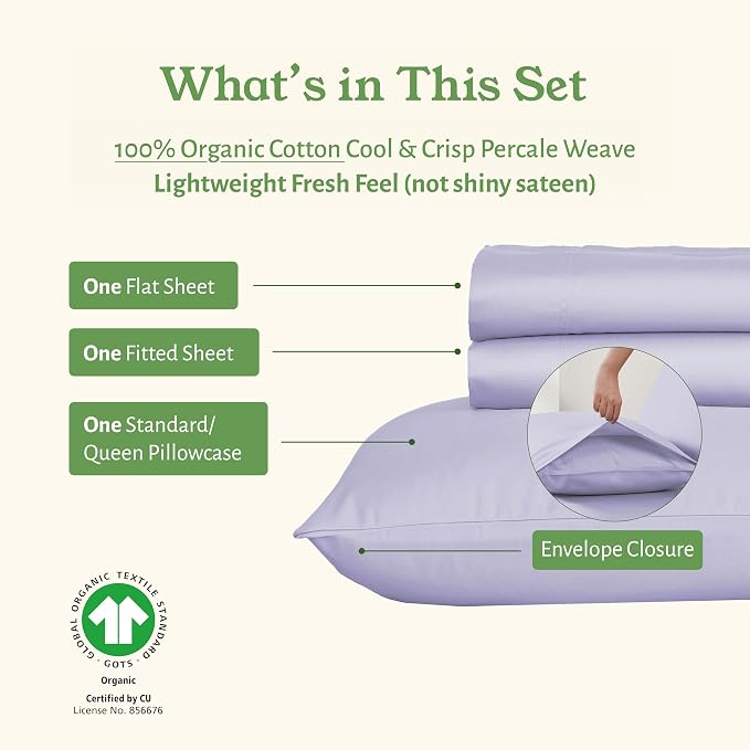 California Design Den Twin Size Bed Sheets Set - Image 4