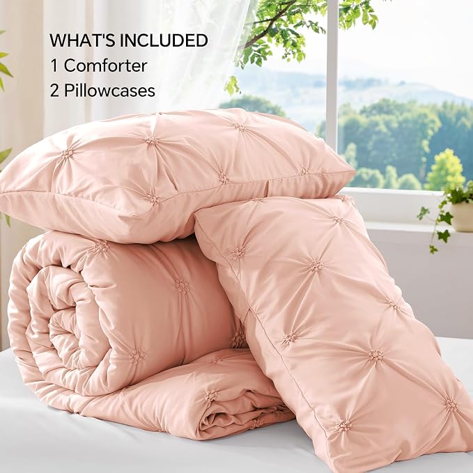 BEDELITE Dusty Pink Comforter Set Full - Image 7