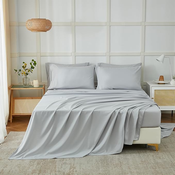 ILAVANDE King Size Sheets Set 6 Piece, Hotel Luxury Super Soft 1800 Series - Image 2