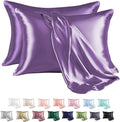 MR&HM Satin Pillowcase for Hair and Skin, Silk Satin Pillowcase 2 Pack by MRHM