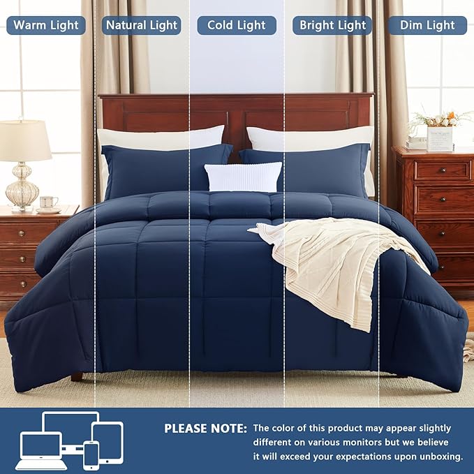 CozyLux Queen Size Comforter Set - Image 5