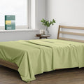 THREAD SPREAD 100% Organic Cotton Percale Flat Sheet California King Size by THREADSPREAD