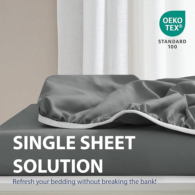 Cathay Home Twin Fitted Sheet - Image 2
