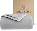 Cozy Bliss Cooling Comforter King Size, Reversible Lightweight Cooling Blankets by CozyBliss