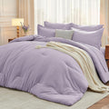 MUXHOMO 7 Pieces King Comforter Set, Soft Bed in a Bag King Size, All Season by MUXHOMO