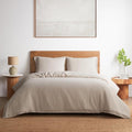 DAPU 100% Linen Duvet Cover Set 3PCs, Pure Natural French Flax Linen Duvet by DAPU