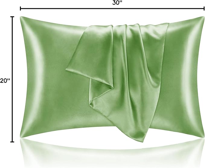 BEDELITE Satin Pillowcase for Hair and Skin, Super Soft and Cooling Similar to - Image 9