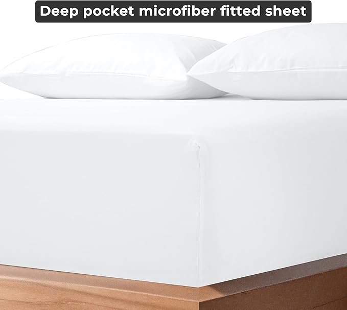 Royale Linens Fitted Sheet Full - Image 6