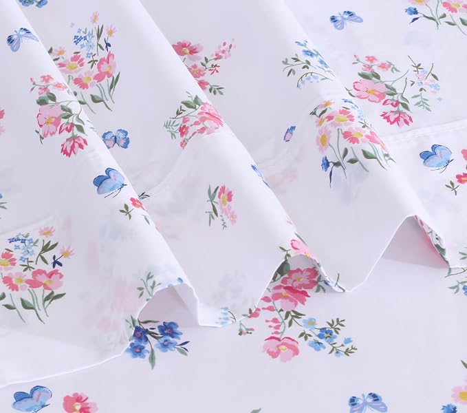 RUVANTI 100% Cotton Sheets – Full Size Percale Bedding, Cooling & Breathable - Image 4