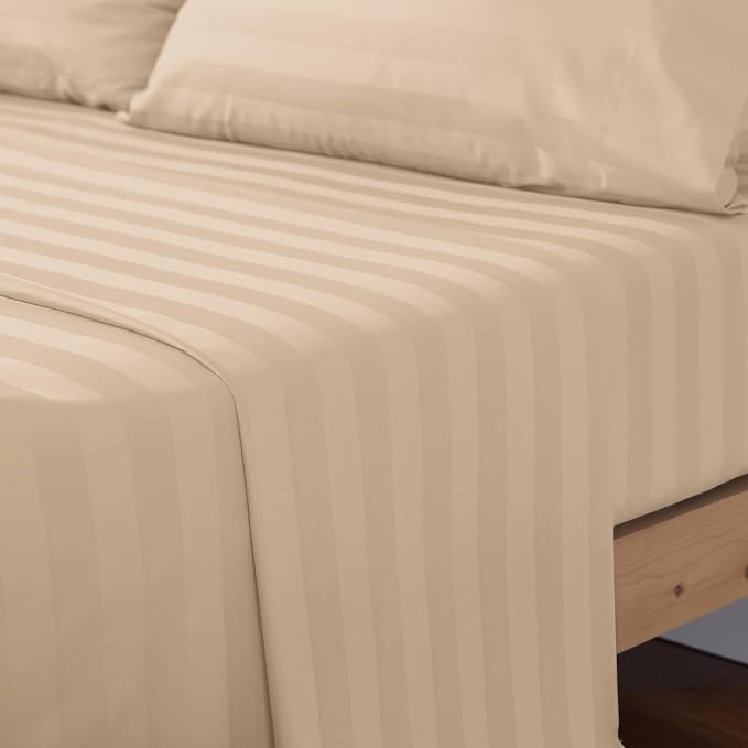 Cotton Queen Flat Sheet Only, 600 Thread Count 100% Egyptian Cotton Top Sheet - Image 7