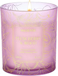 M&SENSE Plum Berry Wood Scented Vegan Soy Candles, Naturally Scented No Toxin by MSENSE