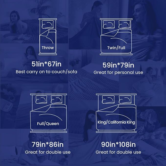 Elegear Revolutionary Cooling Blanket Queen, Absorbs Heat to Keep Body Cool - Image 9