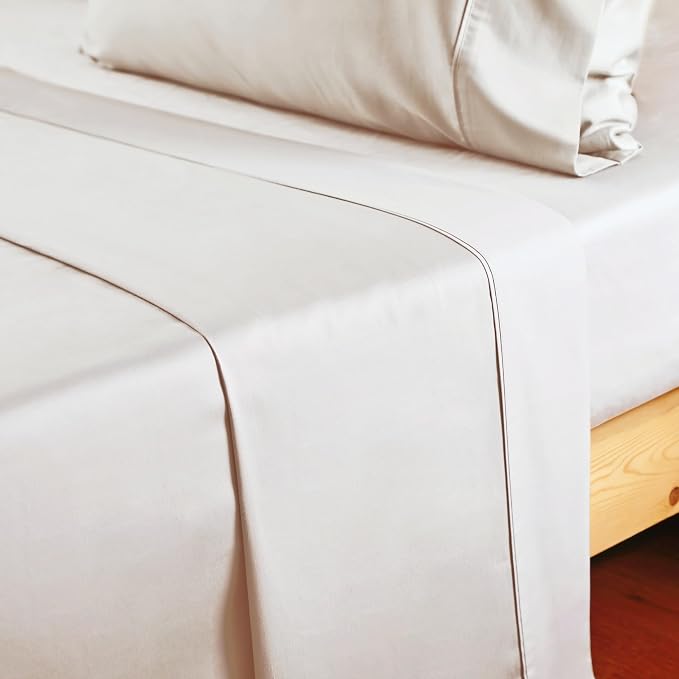Cotton Full Flat Sheet Only, 600 Thread Count 100% Egyptian Cotton Top Sheet - Image 8