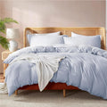 Nestl Ice Blue Duvet Cover King Size by Nestl