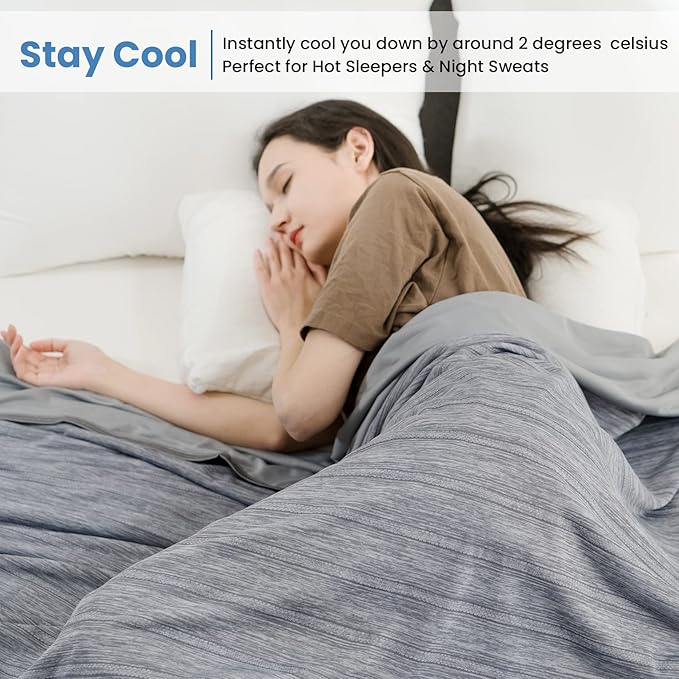 OIGAE Cooling Blanket for Hot Sleepers - Image 5