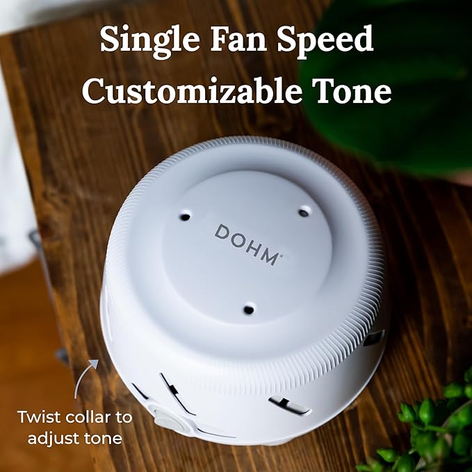 Yogasleep Dohm Uno 2 Pack White Noise Sound Machine, Real Fan Inside - Image 5