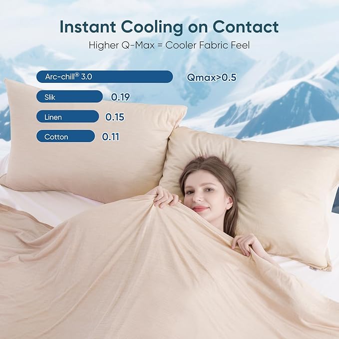 Elegear Revolutionary Cooling Blanket Twin, Absorbs Heat to Keep Body Cool - Image 3