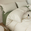 mixinni Red Floral Duvet Cover Set King Size by mixinni